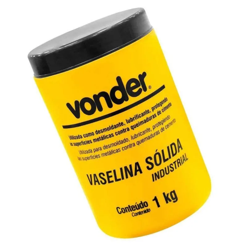 Vaselina Industrial Sólida 1kg 5160010000 Vonder