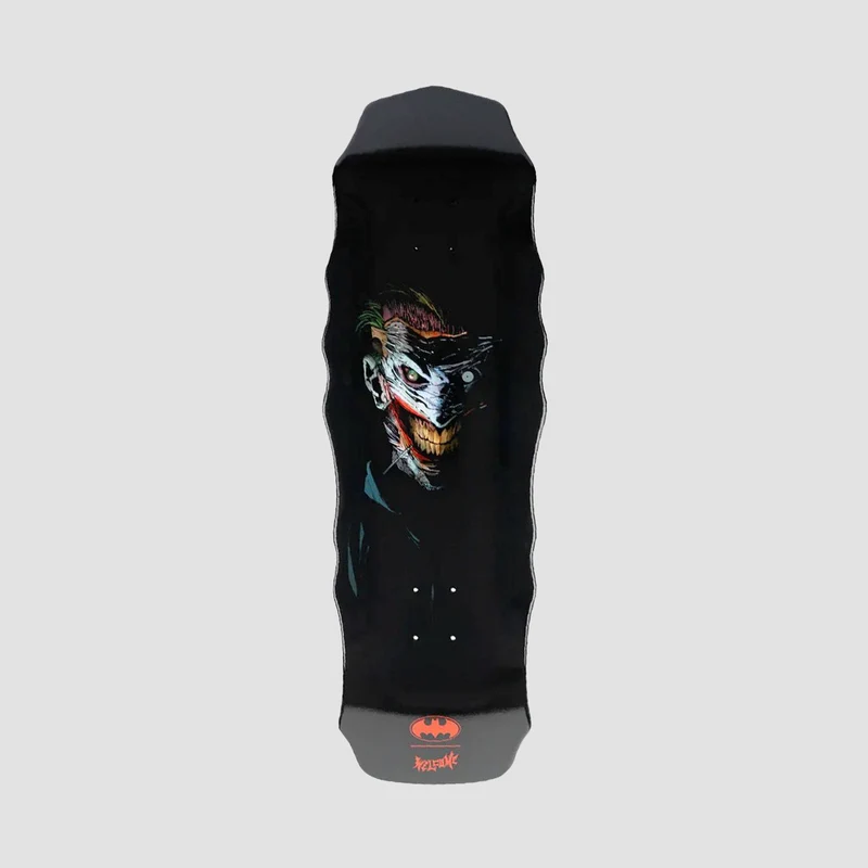 Welcome X BATMAN Shadow Series Joker on Widow Skateboard Deck Black Dip - 10" 10.00 Inches / Black Dip