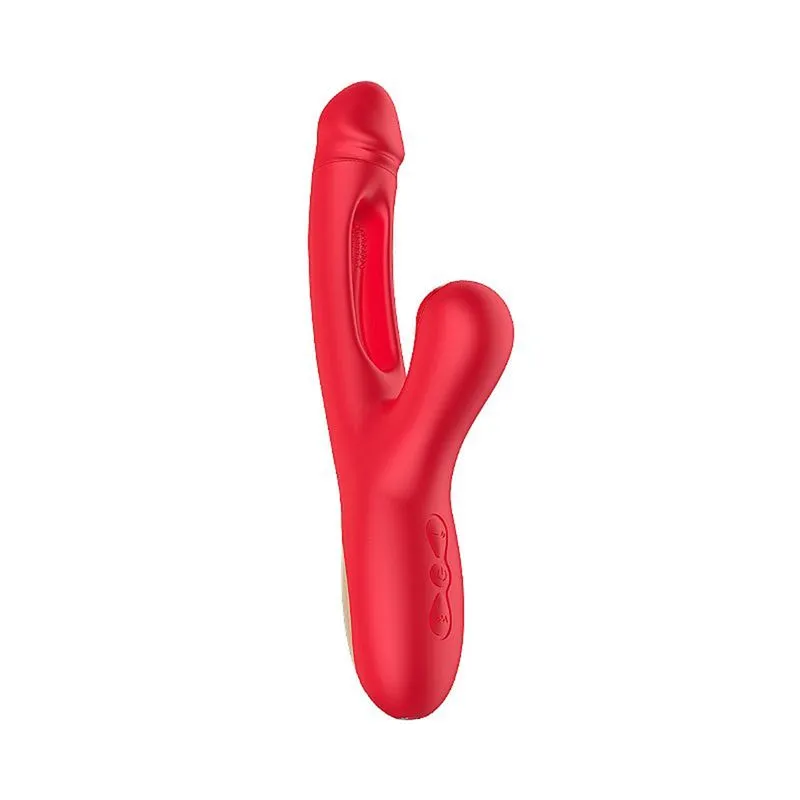 Vibrador de Ponto G e Clitóris Leny com Pulsação e Movimento Slap - Sexy