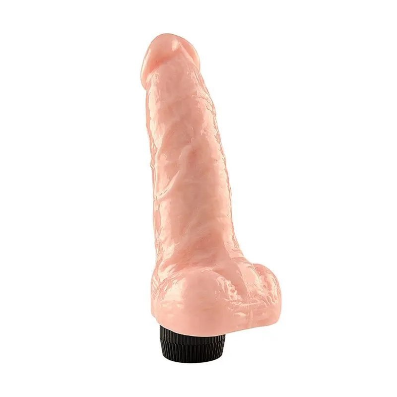 Pênis Realístico com Escroto e Vibro 19,0 x 4,8 Sexy Import