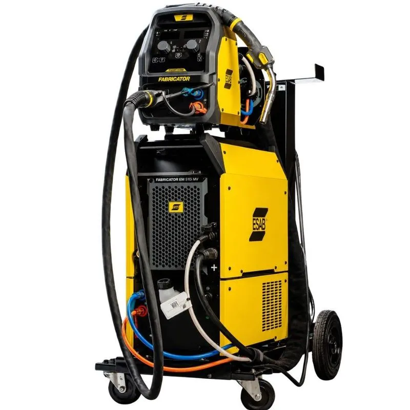 Solda Inversora Multiprocesso Fabricator 510i 380/440 Completa Com Cabo 5m Esab