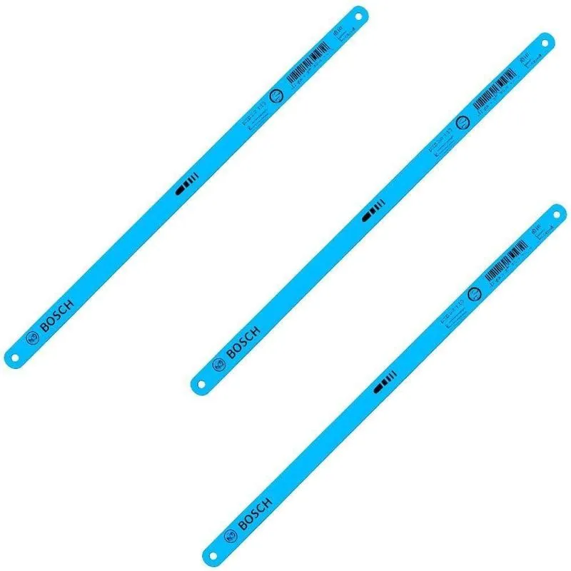 Serra Manual Bimetal 1224 Kit 3 Lâminas Alta Precisão Aço Bimetálico Bosch