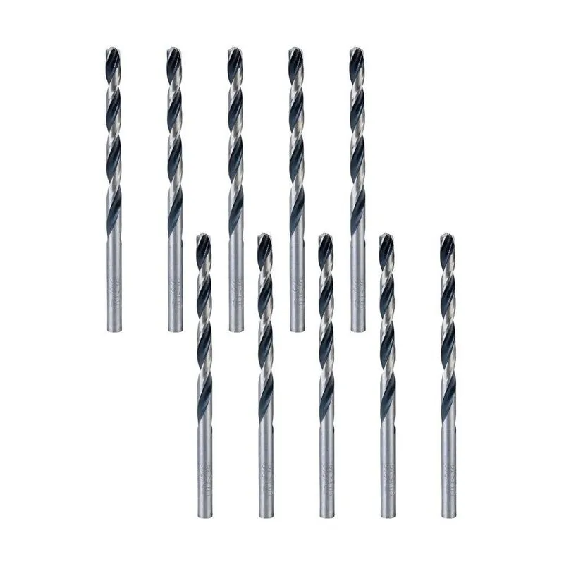 Broca Metal Aço Rápido Hss-pointteq 3/16" 10 Peças Bosch