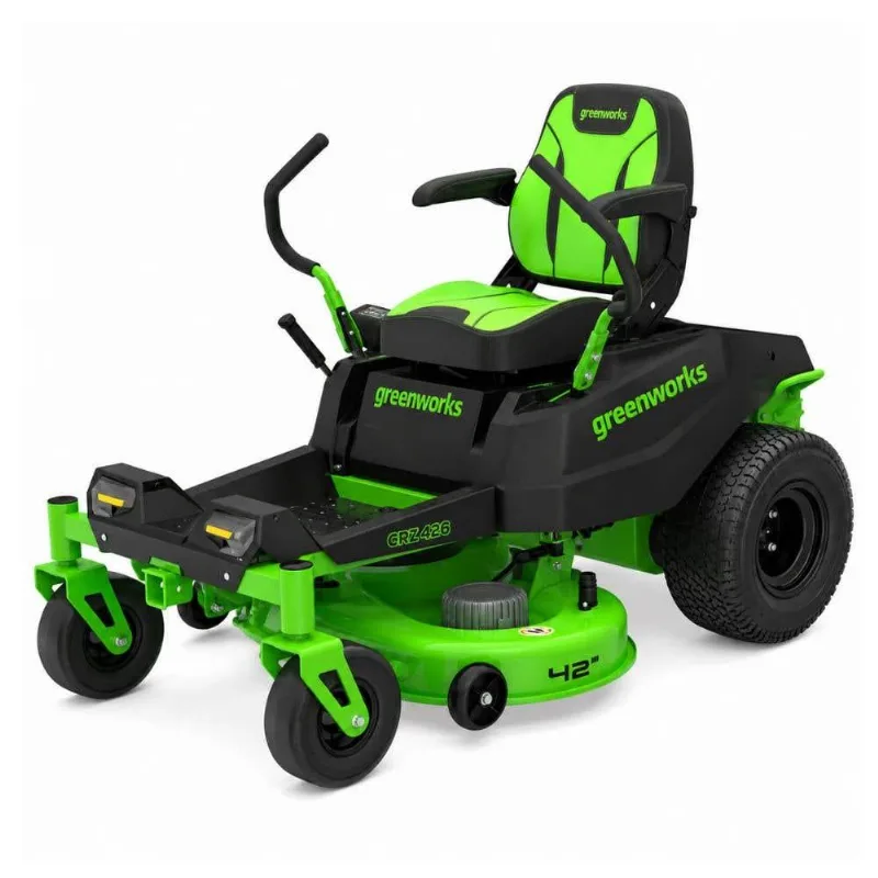 Trator Cortador De Grama Com 6 Bateria 60v Crz426 Greenworks
