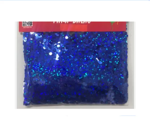 CONFETE FESTA HEXAG AZUL 20G