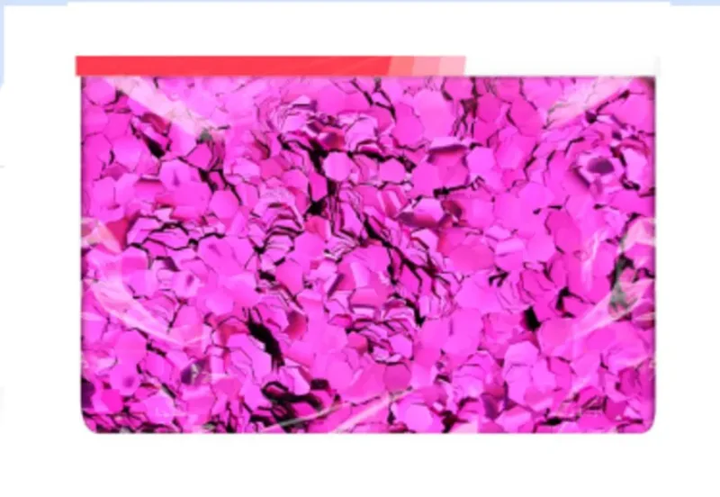 CONFETE FESTA HEXAG ROSA 20G