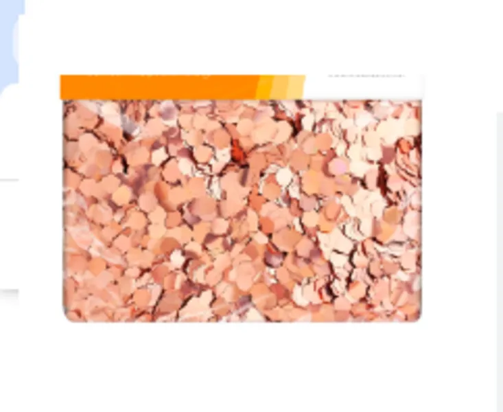 CONFETE FESTA HEXAG ROSE 20G