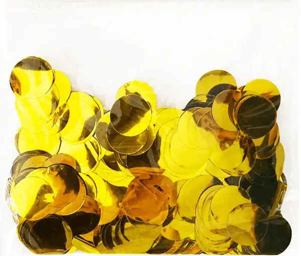 CONFETE FESTA REDONDO DOURADO 20G