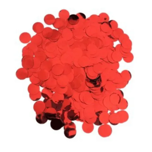 CONFETE FESTA REDONDO VERMELHO 20G