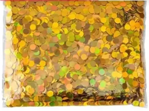 CONFETE FESTA REDONDO DOURADO 100G
