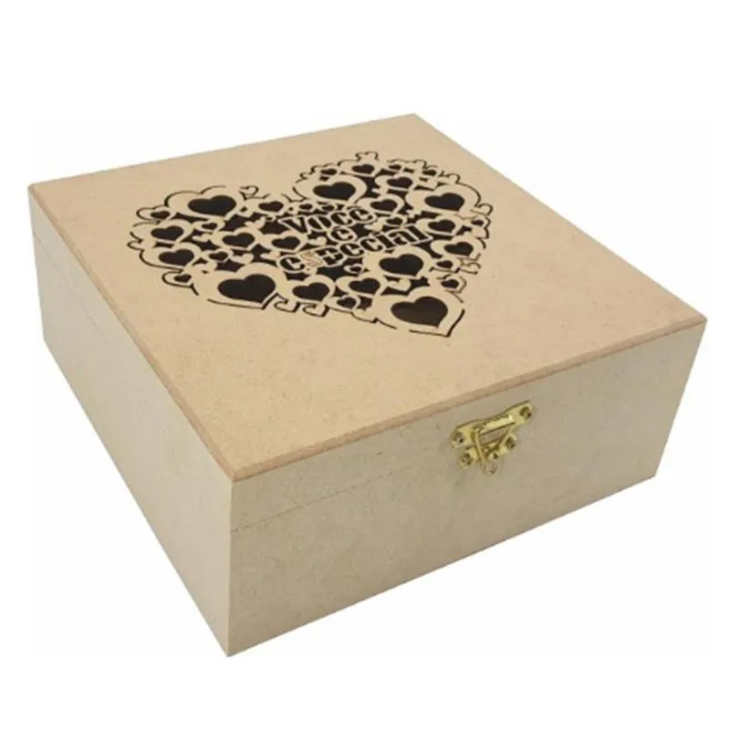 Caixa Dobradiça Você É Especial 20x20x8cm em MDF Miess