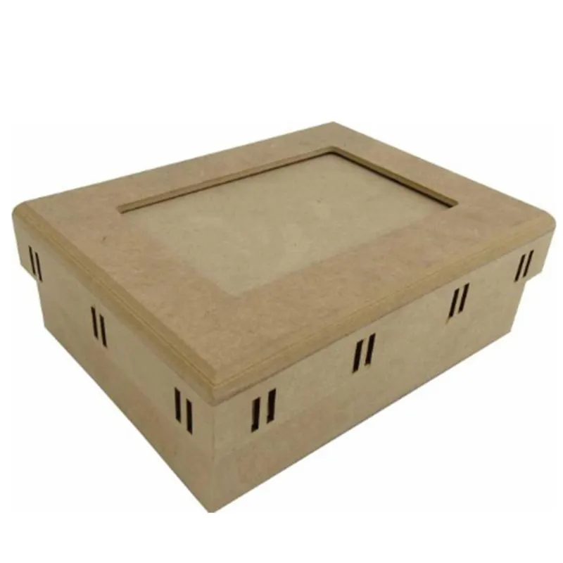 Caixa Para Fita Com Foto 19,5x14,5x6cm em MDF Miess