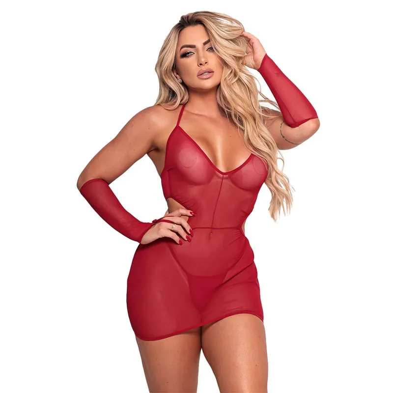 Camisola Apimentada em Tule Coleção Safadinhas Tallyta Moda Apimentada
