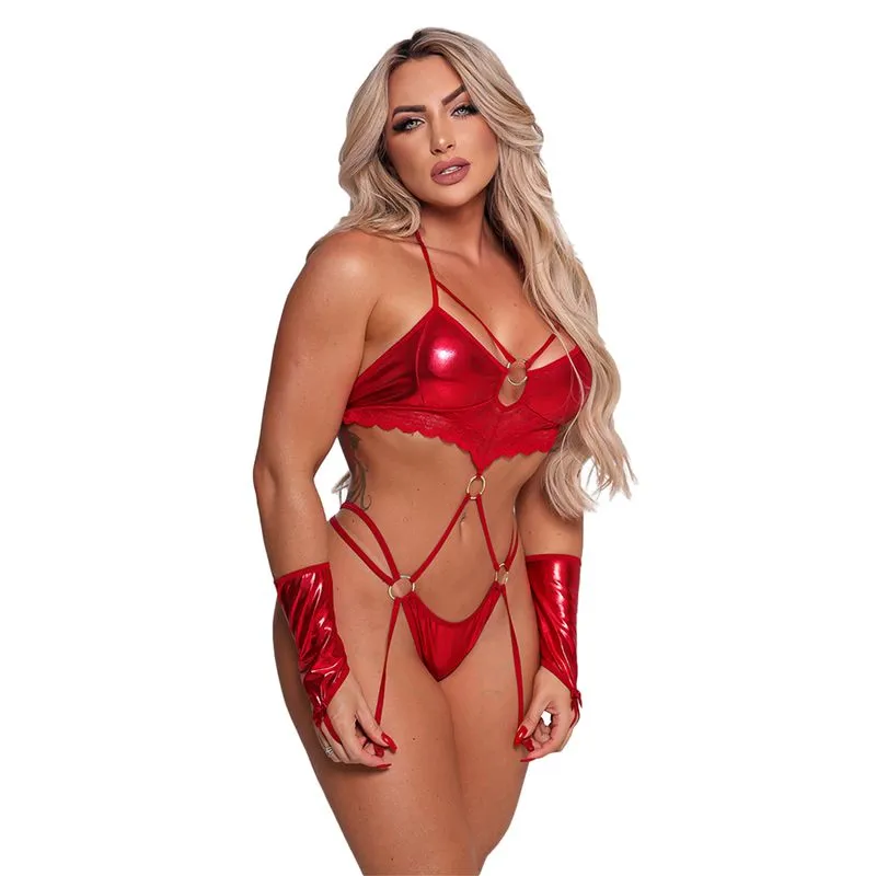 Body Garota Safada com Luva Coleção Safadinhas Tallyta Moda Apimentada