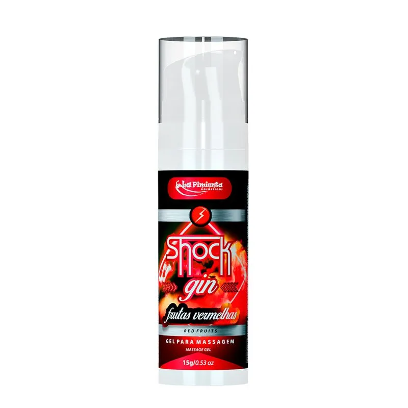 Shock Gin Excitante Elétrico Beijável 15g La Pimienta
