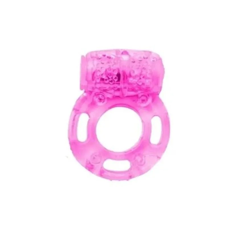 Anel Peniano com Vibrador e Estimulador Clitoriano Borboleta Me Ame Sex Toys