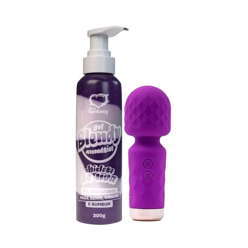 Duplinha com Blendy Gel Aromatizante Para Virilha e Hero Mini Varinha Mágica