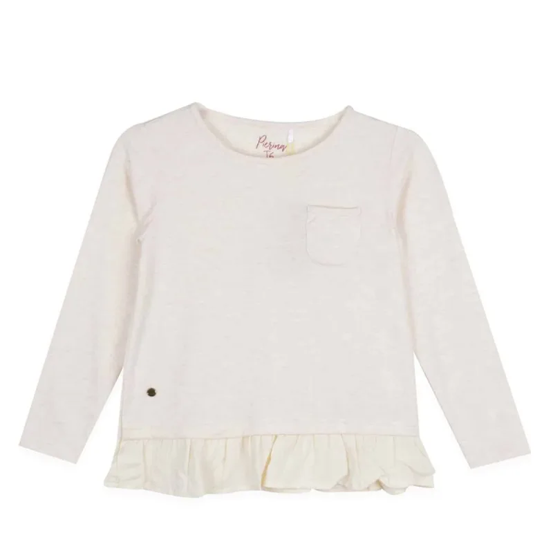 Polo M/L Niña Pillin PVR643 Crudo Talla 4