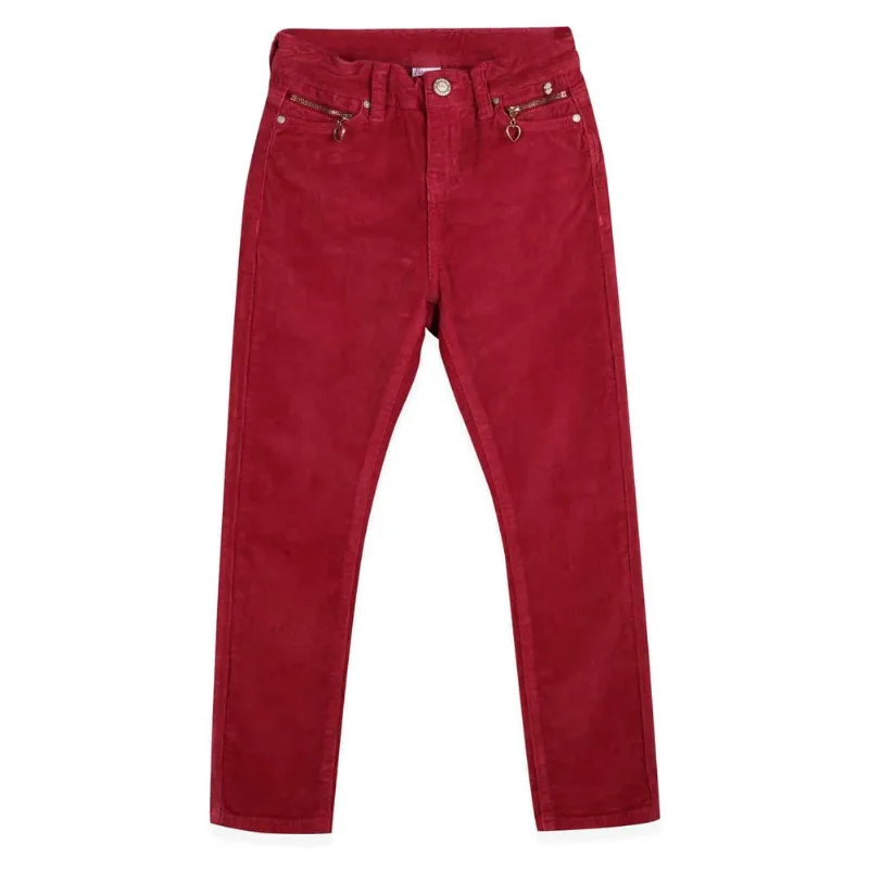 Pantalon Niña Pillin PVR828 Burdeo Talla 8