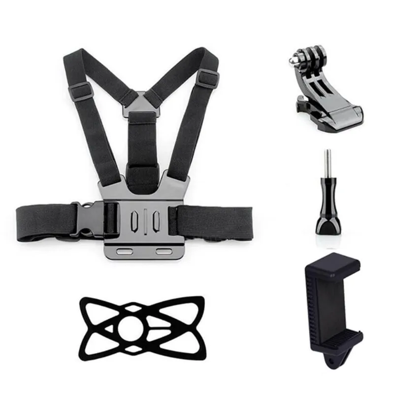 Suporte de Peito para Celular / GoPro e Câmeras Similares (2 em 1)