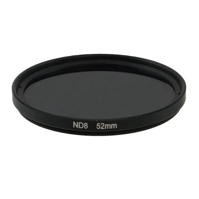 Filtro 52mm Densidade Neutra ND8 para Câmeras / Lentes