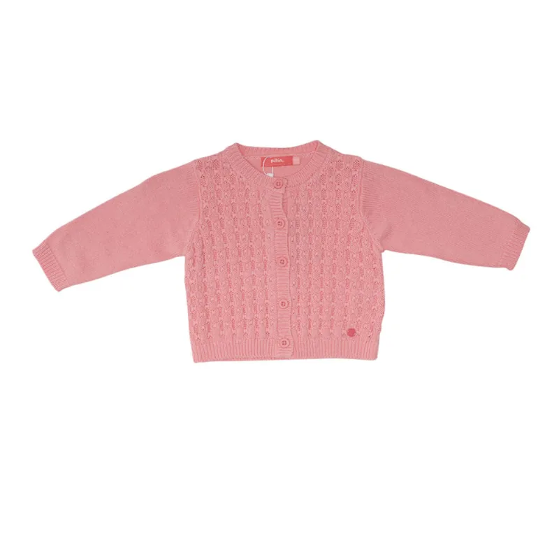 Chompa Pillin Bebé Niña PVU902 Rosado 6M