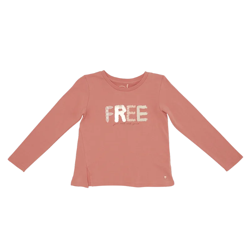 Polera M/L Niña Pillin PVV618 Rojo 4