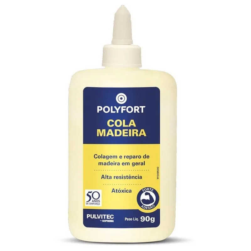 Cola Extraforte Para Madeira Polyfort 90G (Ia022) - Pulvitec