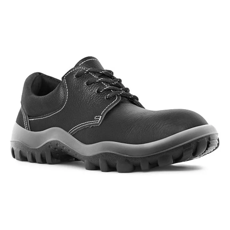 Sapato De Amarrar Com Biqueira Plástica N42 - Safetline