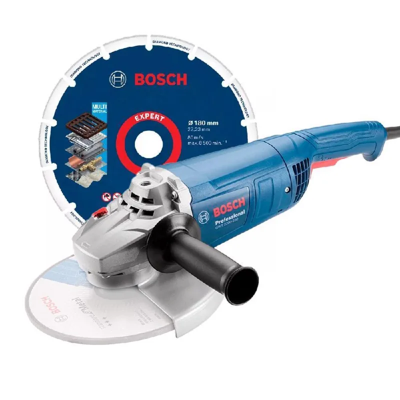Esmerilhadeira Angular Gws 2200-230 127 Disco De Corte Bosch