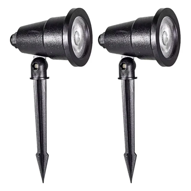Kit 2 Luminária Espeto Para Jardim Verde 5W 6500K Noll Led