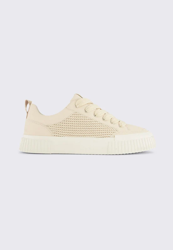נעלי סניקרס THEO פאנל קלוע לגברים BEIGE / 42