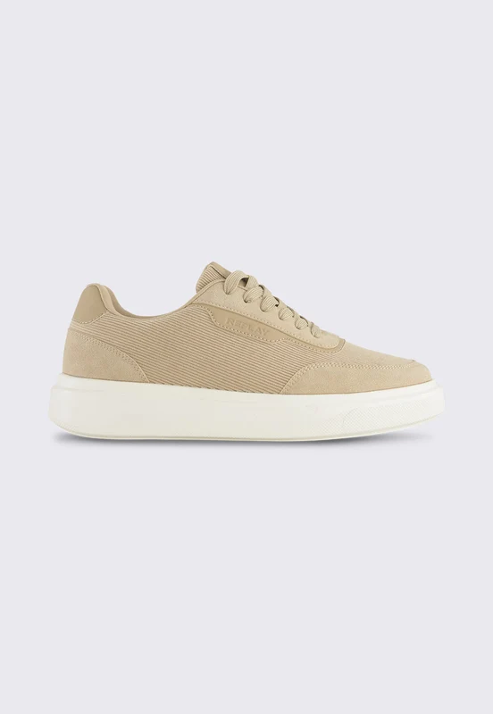 נעלי סניקרס MOVING שילוב זמש ובד לגברים BEIGE / 43