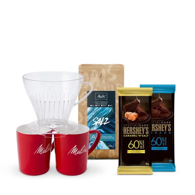 Kit Preparo Duplo Salz 250g + 2 Un Hsy Special Dark 85g