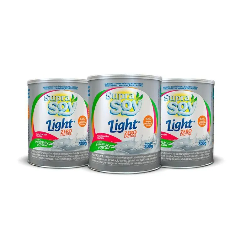 Kit 3 Suprasoy Light - 300g