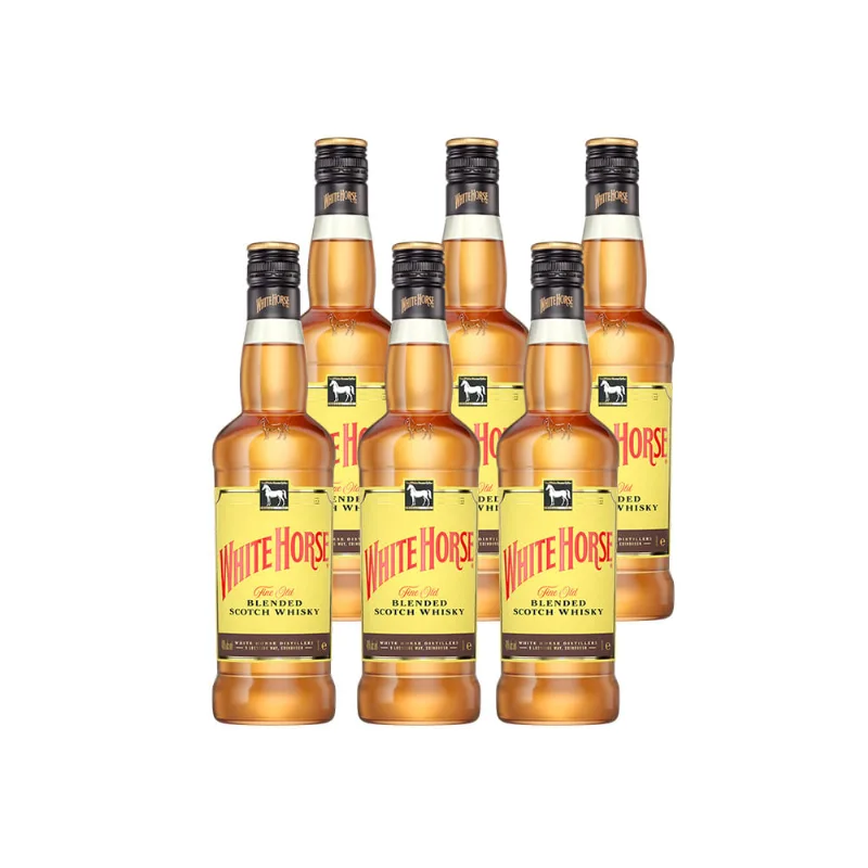 Combo Whisky Escocês White Horse 1L - 6 Unidades
