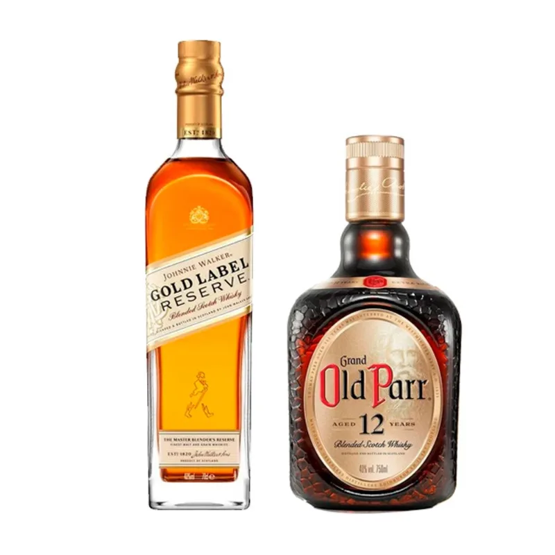 Frutados - Whisky Old Parr 750Ml + Jw Gold Label 750Ml