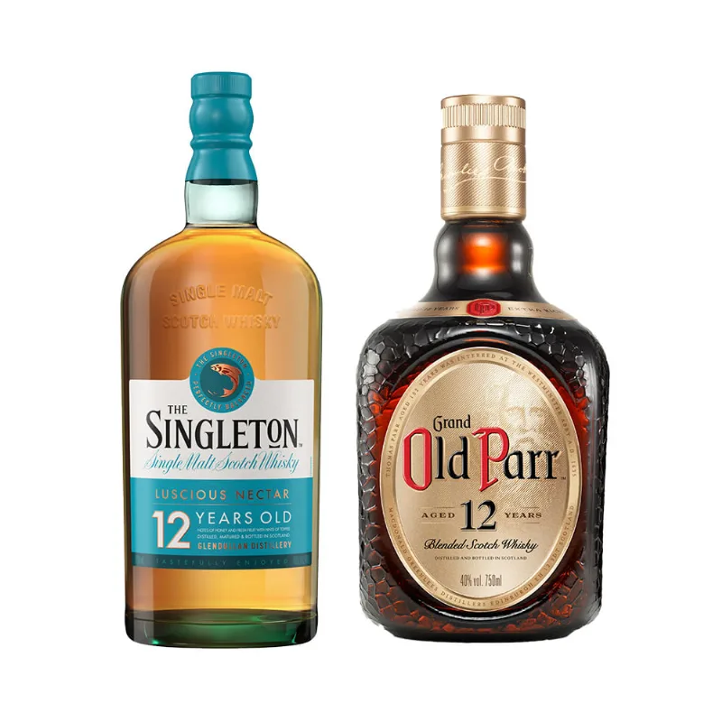 Combo Whisky Old Parr 750Ml + Whisky Singleton Dufftown 12 Anos 750Ml