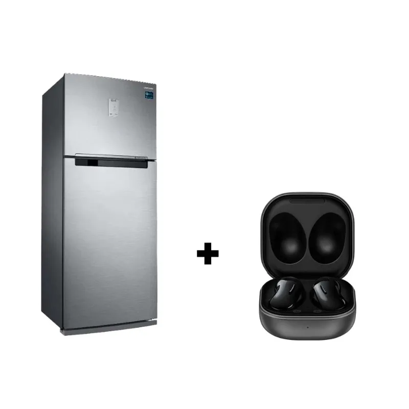 Kit Geladeira RT53K Frost Free Duplex Twin Cooling Plus 528L Inox Look 110V E Fone Galaxy Buds Live Kit