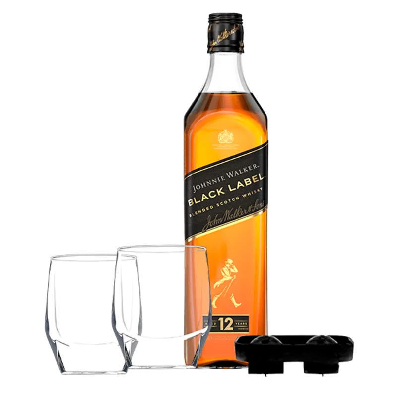 COMBO WHISKY JOHNNIE WALKER BLACK LABEL 1L + 2 COPOS VIDRO BAIXO JW + 1 FORMA DE GELO THE BAR COMBO WHISKY JOHNNIE WALKER BLACK LABEL 1L + 2 COPOS VIDRO BAIXO JW + 1 FORMA DE GELO THE BAR