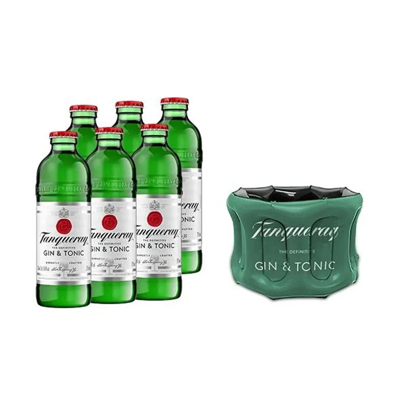 Combo 6 Tanqueray Ld Tonic 275ml + Balde Inflável 4l