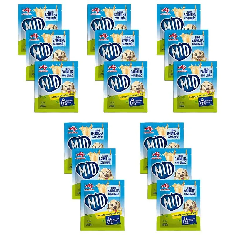 Kit Display De Mid Baunilha 20g