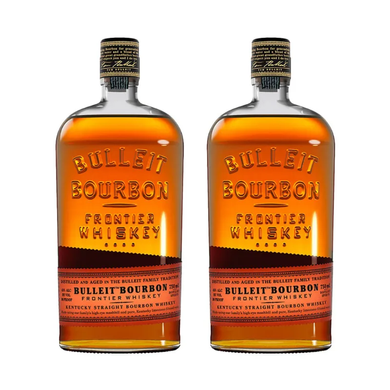 Combo Whisky Bulleit Bourbon 750Ml - 2 Unidades
