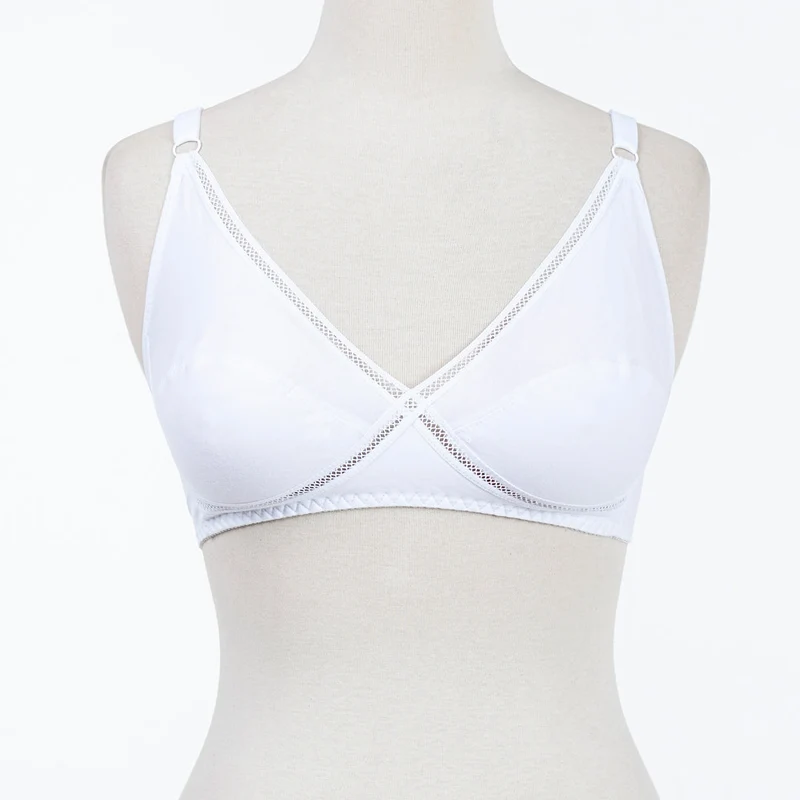 Belleza Lingerie Cotton Lift Bra - 001 White / 36C