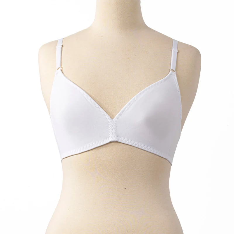 Belleza Lingerie Cotton Stretch Bra 63-N-White Black / 38 / B