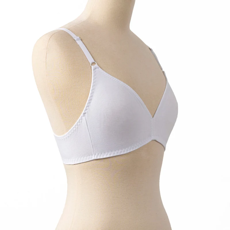 Belleza Lingerie Cotton Stretch Bra 63-N-White White / 36 / B