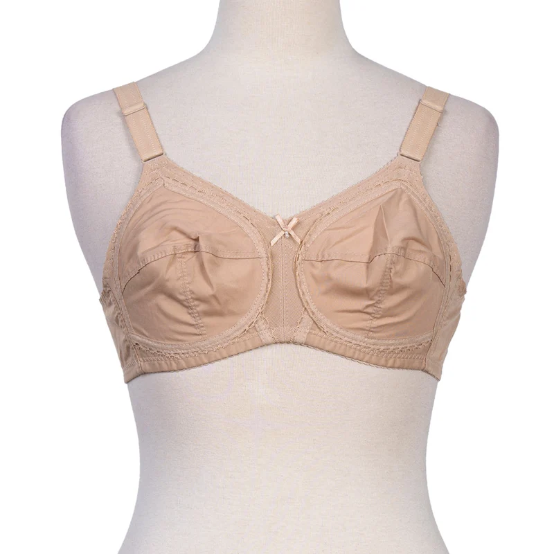 Belleza Lingerie Gentle Classic Cotton Bra - Skin 40 / D