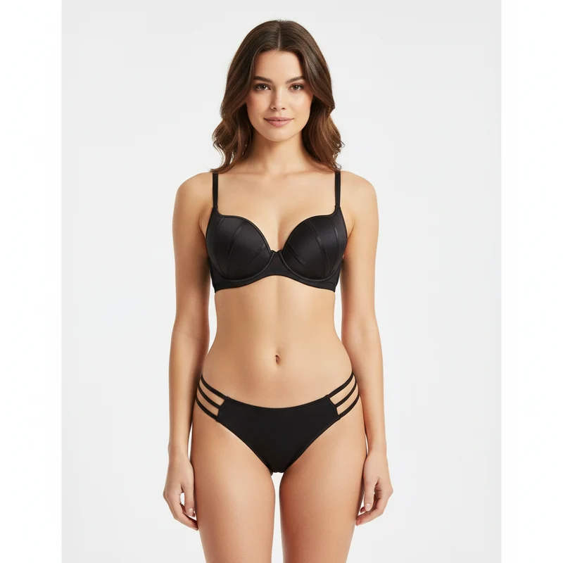 Victoria Secret N-T155 Bra Set ORANGE / 36-C