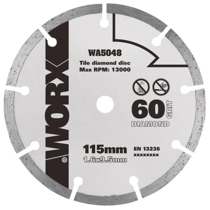 Disco Serra Circular Diamantado para Cerâmica WA5048 WORX