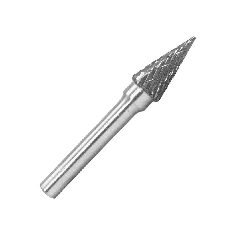 Lima Rotativa Cônica 10mm Metal Duro Tungstênio - Ômega